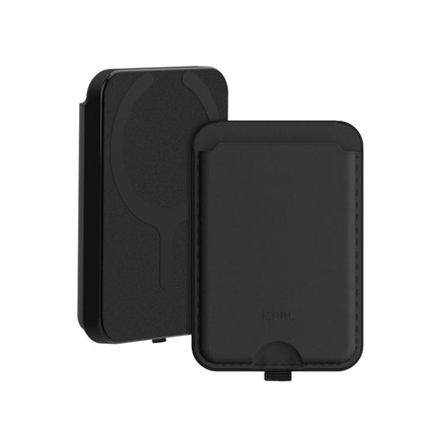 JCPal Cove Magnetic Wallet Stand for iPhone 15/14/13/12 Series MagSafe Compatible Phone Stand with Multiple Viewing Angles